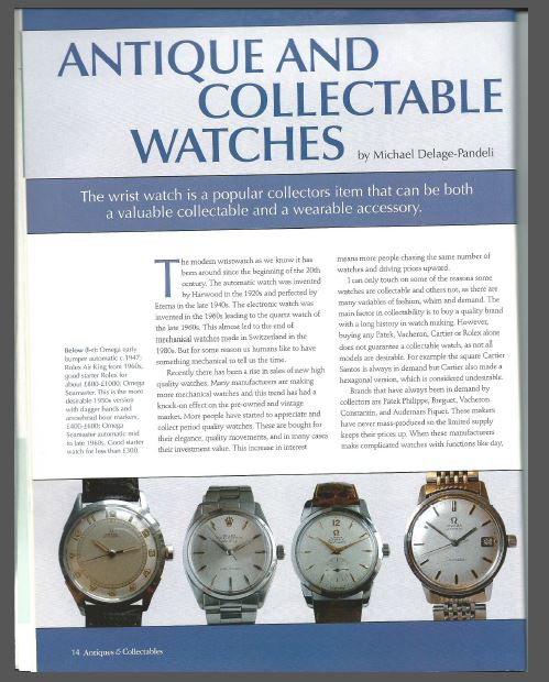 Antiques and Collectable Watches
